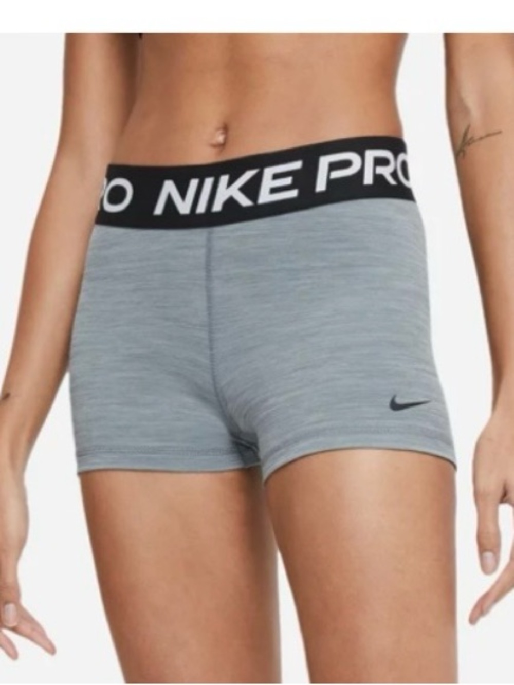Nike Women's Pro 3” Shorts grey med